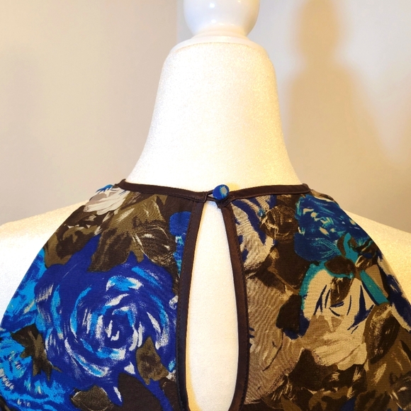 Ann Taylor Sleeveless Floral Women's Dress - Picture 8 of 12